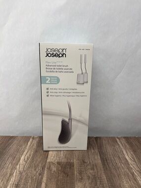Joseph Joseph Flex Lite Advanced Toilet Brush Set - White